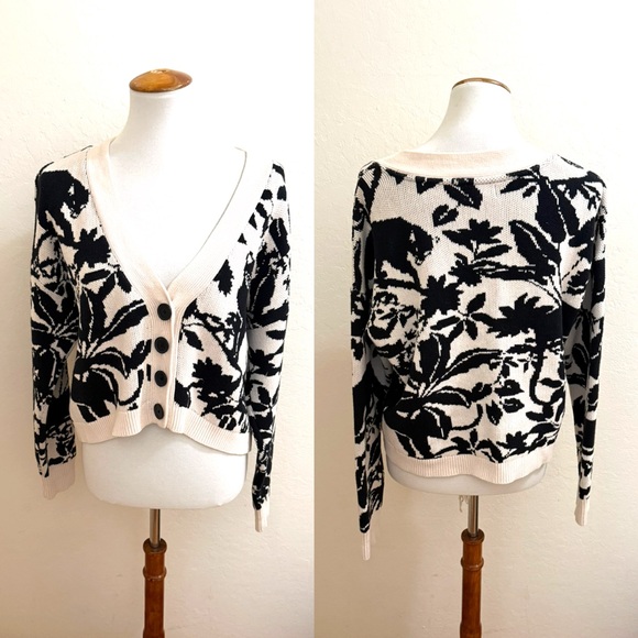 Anthropologie Maeve Panther Cardigan - Picture 3 of 5